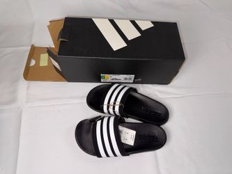 NEW Adidas Adilette Comfort Slide Sandals Black 3-Stripes Unisex Sz M5/W6 [COPY]