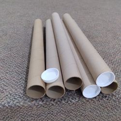 Mailing Tubes With Caps