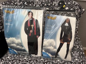 Spirit Halloween Priest & Sinful Sister Costume Set