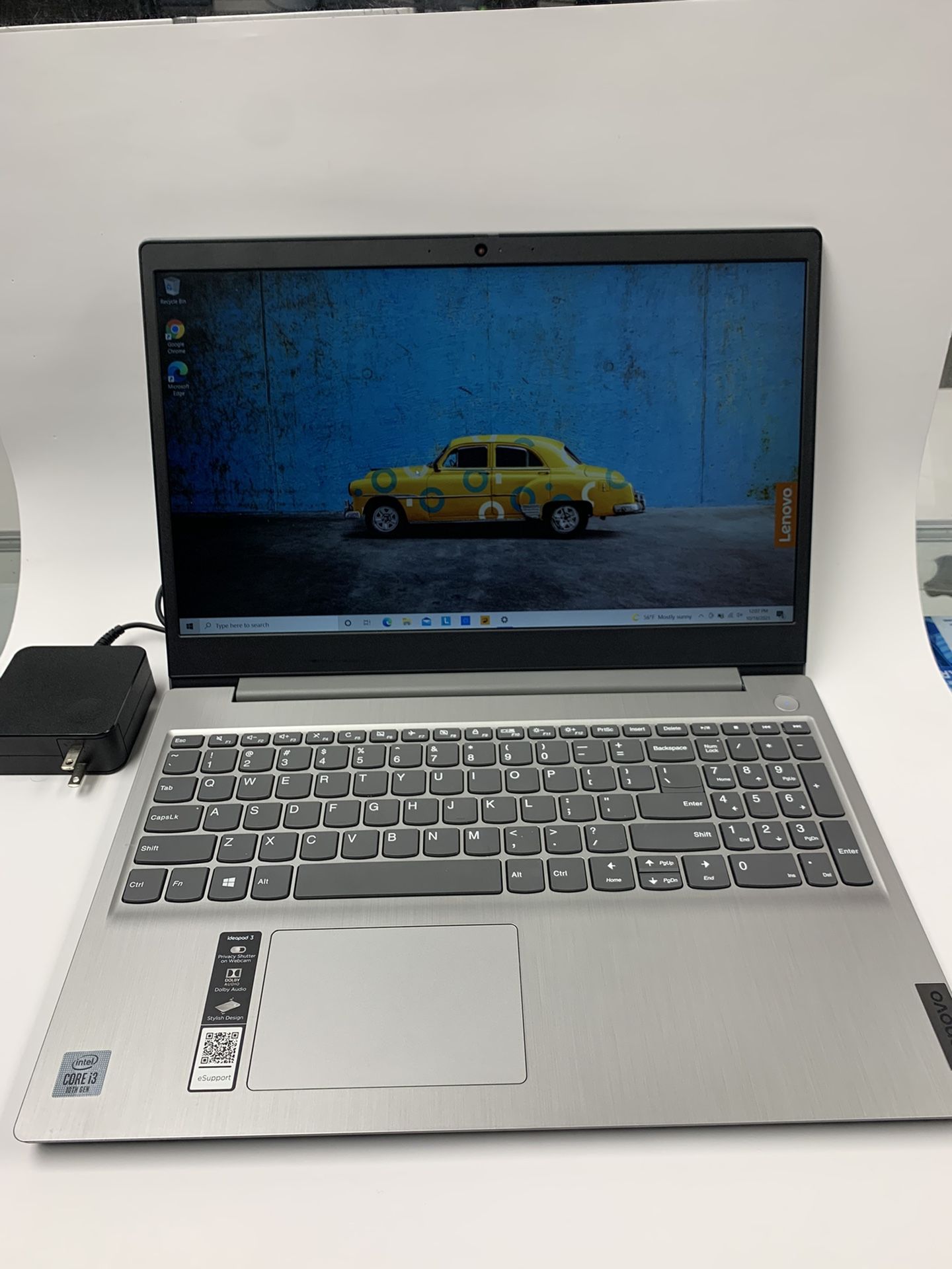 Newer Lenovo Laptop With Charger Fast With Windows 11