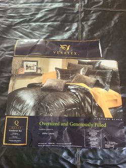 Queen Comforter Leather