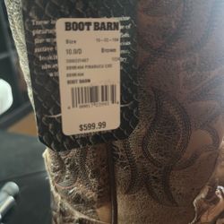 New Cody James Genuine Pirarucu Boots