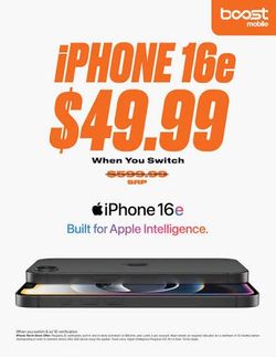 iPhone 16e- $50 (Mooresville)