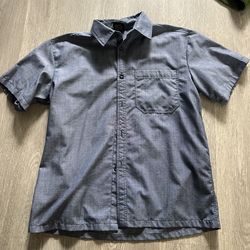 Blue Button Up Shirt Medium