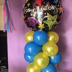 Graduation Balloon Tower