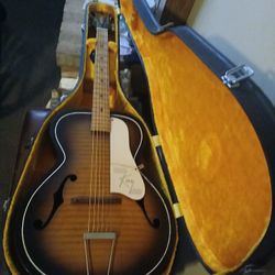 1950's Kay Archtop Sunburst Acoustic Guitar $300