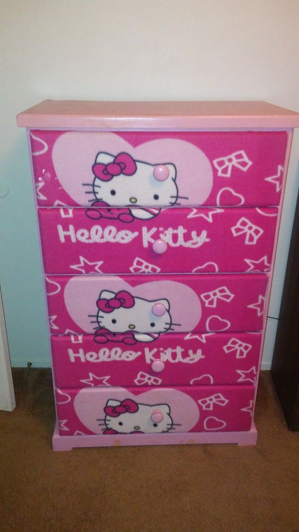 Five Drawer Dresser Hello Kitty Material 75 Obo For Sale In
