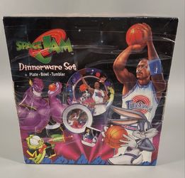 Space Jam Michael Jordan Three Piece  Dinner Set Never Removed From Package