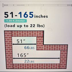 Extra-Long Black Tension Curtain Rod (51–165”) – No Drilling