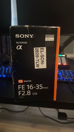 Sony lens