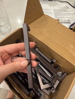 Cabinet Pulls 5inch dark silver