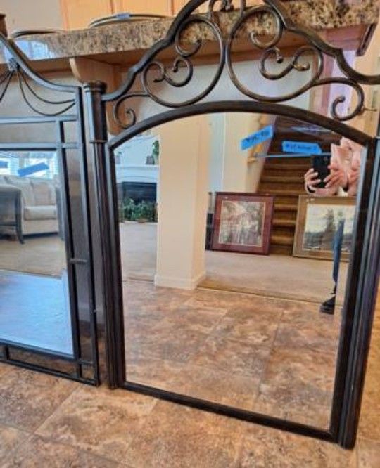 $25 Each Garage Sale Mirror Table Lamp Rolling Desk In Need Of A Brace