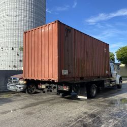 Sheds Relocated , Movemo Casita De Patio Container Rv Trailer Crane 