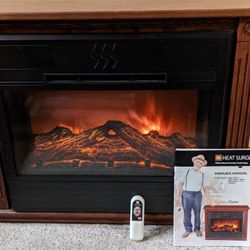 Heat Surge Electric Fireplace 