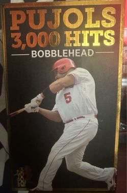 Pujols 3,000 Hits Bobblehead