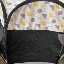 Lucky Monet Portable Pet Playpen Foldable Dog Exercise Tent Pop Up Puppy Kennel Playground House for