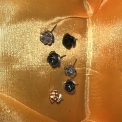 Assorted Roses Ear Rings 