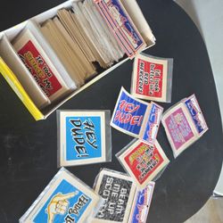 2-300 Vintage Auto Car Truck Cling Decals Novelty 1980s 80s