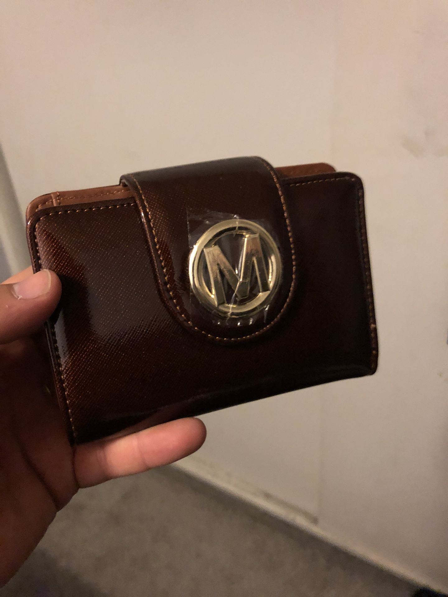 brand new womans small zipper wallet