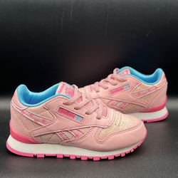 Reebok Classic Leather Step N Flash Butterfly Glitter - Kids Toddler Size 10 (HR0656)