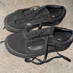 Kids Black Vans