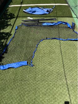 L screen pitching net