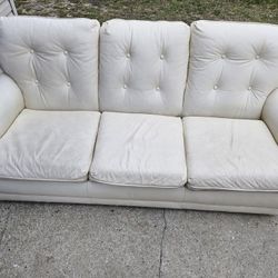 Leather Sofa Bed