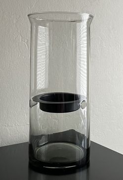 Glass Hurricane with Insert
