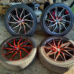 20” Rims & BRAND NEW TIRES 5x114.3