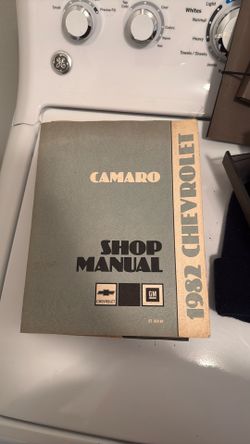 1982 Chevrolet Camaro Original OEM Service / Shop Manual