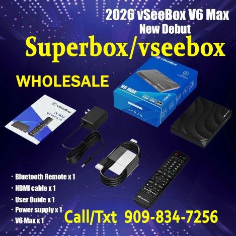 VSEEBOX V6 MAX NEW supreme new Model Wholesale reseller VSEE BOX V6