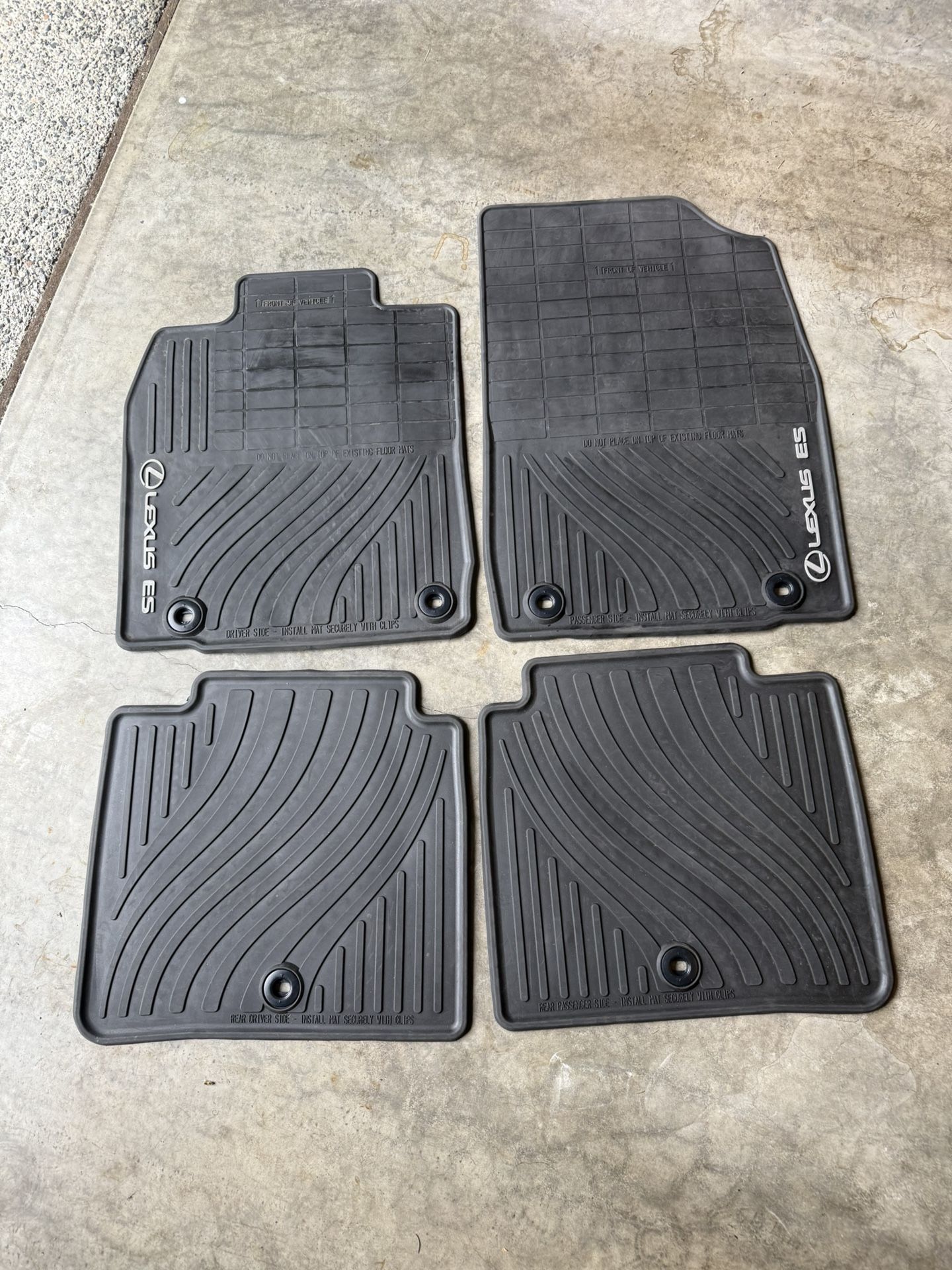 Lexus ES All Weather Floor Mats