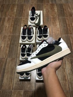 J1 Low Travis Olive - All Brand New
