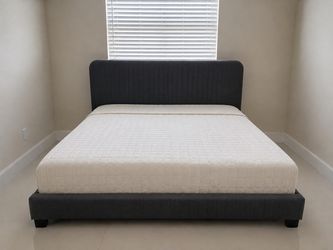 Dark Gray  king bed
