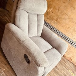 Sillón Reclinable De Tela 