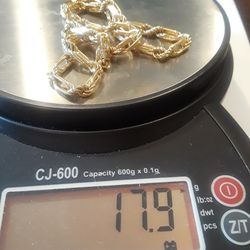 17.85 Grams  14k Gold  Chain
