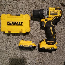 DEWALT Xtreme 12V MAX* Cordless Drill, 3/8-Inch And 2 Batteries 