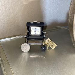 New Mini Timex Clock BBQ Grill Theme Clock 