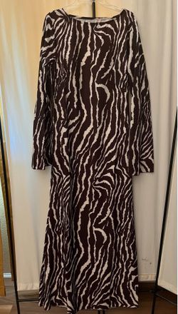 Zebra print dress