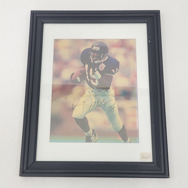 Ronde Barber Hoos Signed Autographed Authentic Framed Photo 8×10 & Certificate