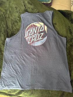 Men’s Santa Cruz, tank top size extra large, navy blue