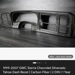 Real RST Carbon Fiber DASH BEZEL & Window Switches 