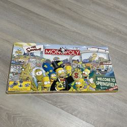 Monopoly - Simpsons Edition - 2001 Parker Brothers Game