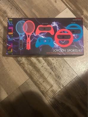 Néw sealed Nintendo switch joycon sports kit