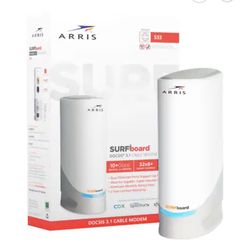 New condition ARRIS - SURFboard S33 32 x 8 DOCSIS 3.1 Multi-Gig Cable Modem with 2.5 Gbps Ethernet Port - White 