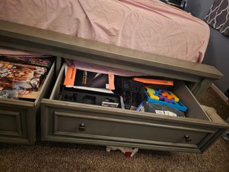 Ashley king size bed frame