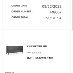 Gray Dresser 