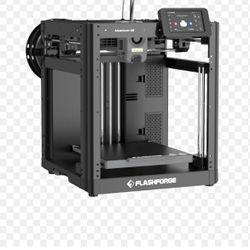 FLASHFORGE Adventurer 5M 3D Printer with Fully Auto Leveling, Max 600mm/s High Speed Printing, 280°C Direct Extruder with 3S Detachable Nozzle, Core X