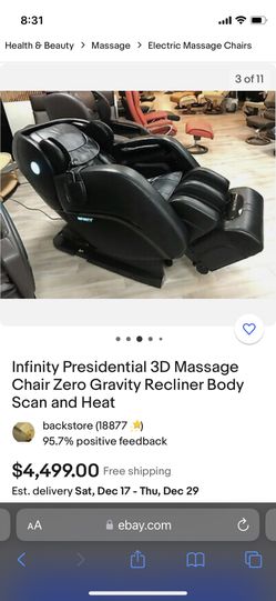 Infinity Presidential Massage Chair for Sale in Moore OK OfferUp