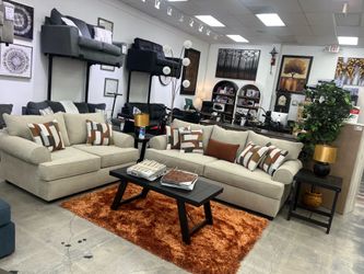 CUSTOMIZABLE SOFA & LOVE SEAT , YOU PICK THE FABRIC,THE COLOR,  THE DEPTH  ALSO THE S MATCHING  SINGLE SOFA